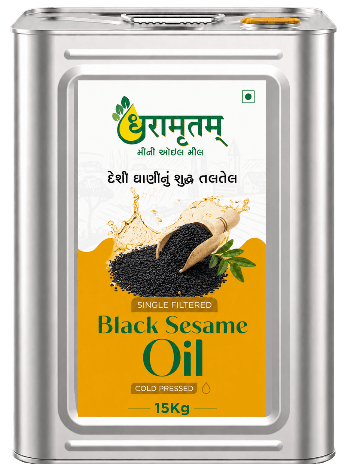 Black Sesame Oil (Cold-Pressed)
