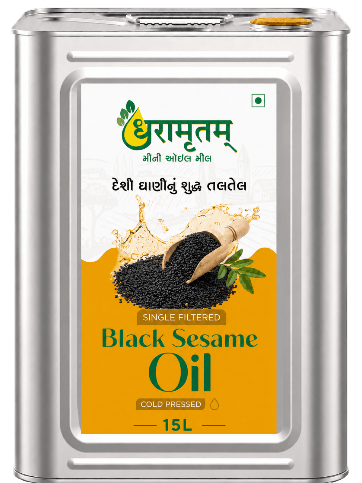 Black Sesame Oil (Cold-Pressed)