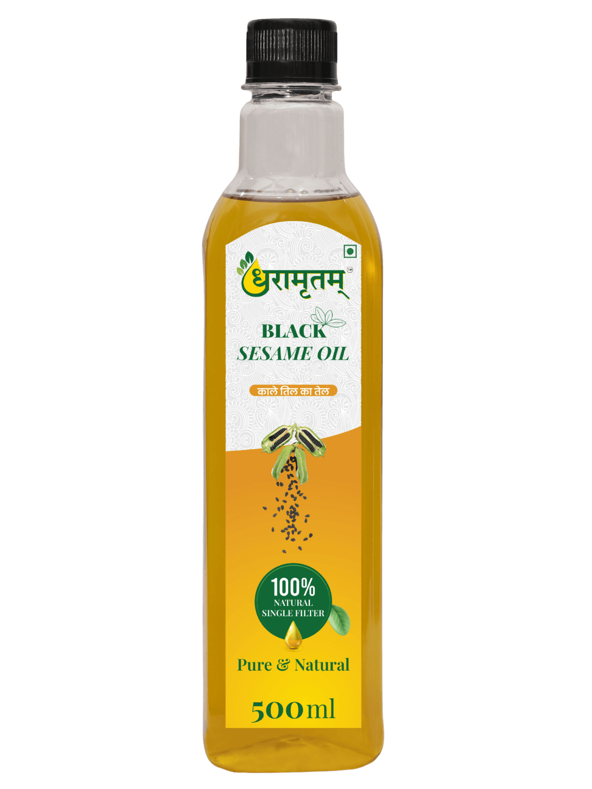 Black Sesame Oil (Cold-Pressed)