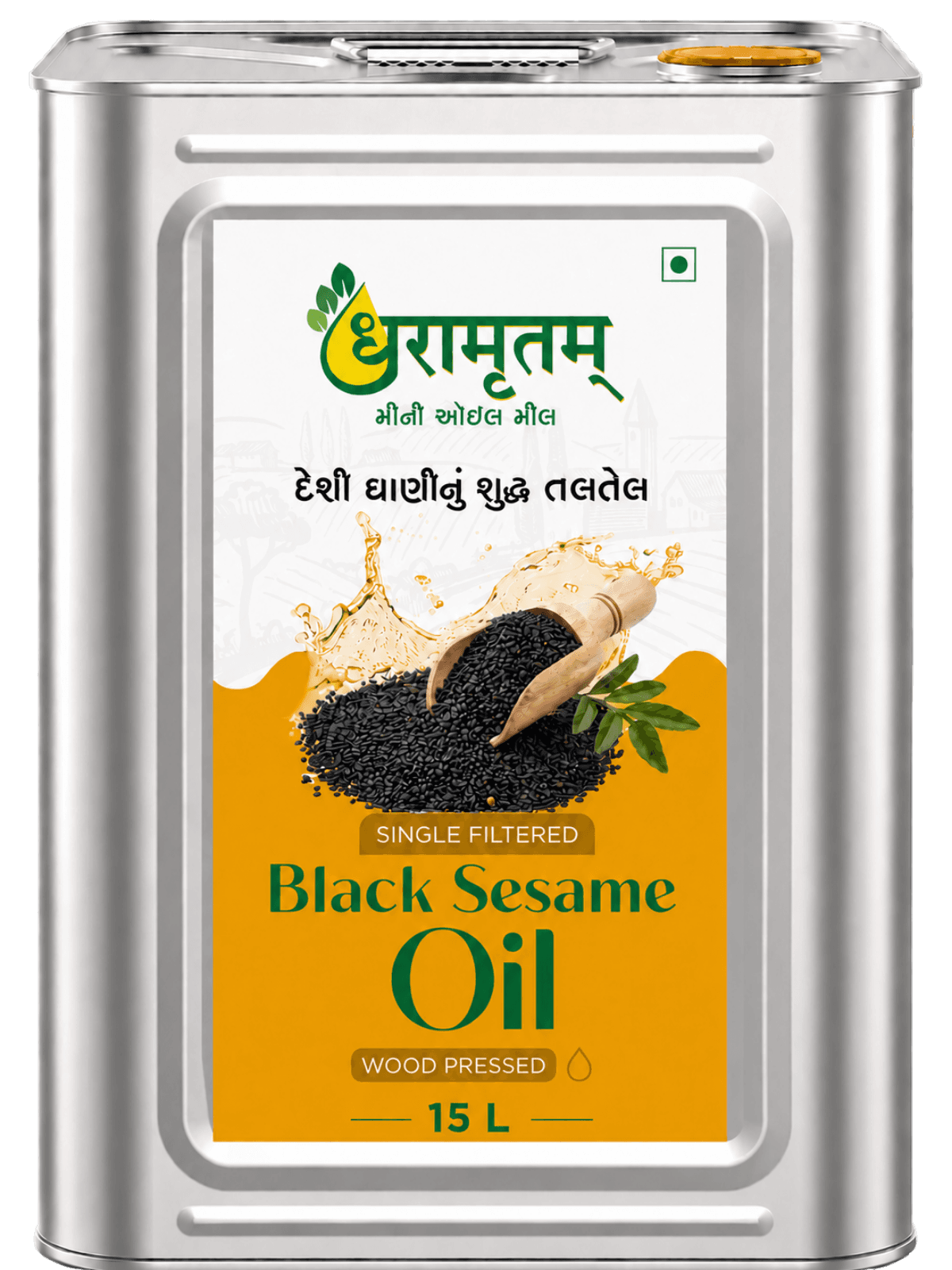 Black Sesame Oil (Wood-Pressed)