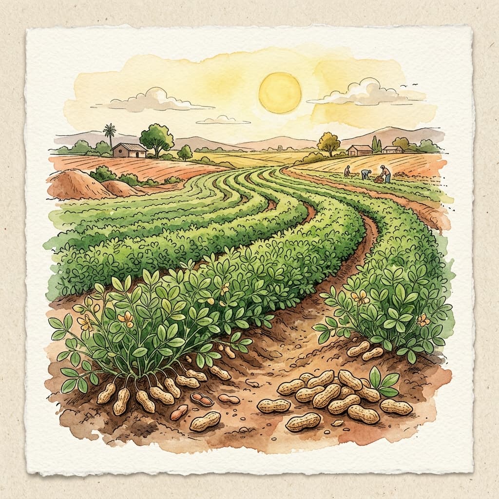 Saurashtra Earth Sourcing Scenic Illustration