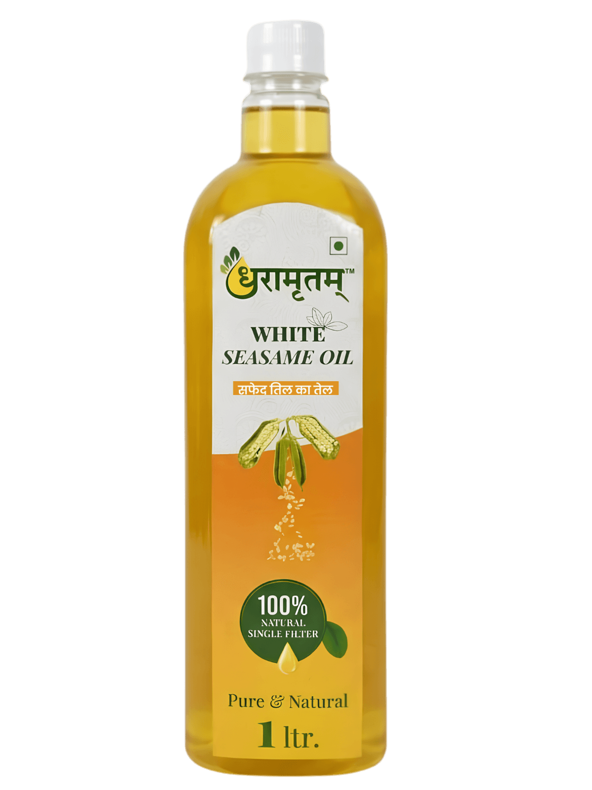 White Sesame Oil (Cold-Pressed)