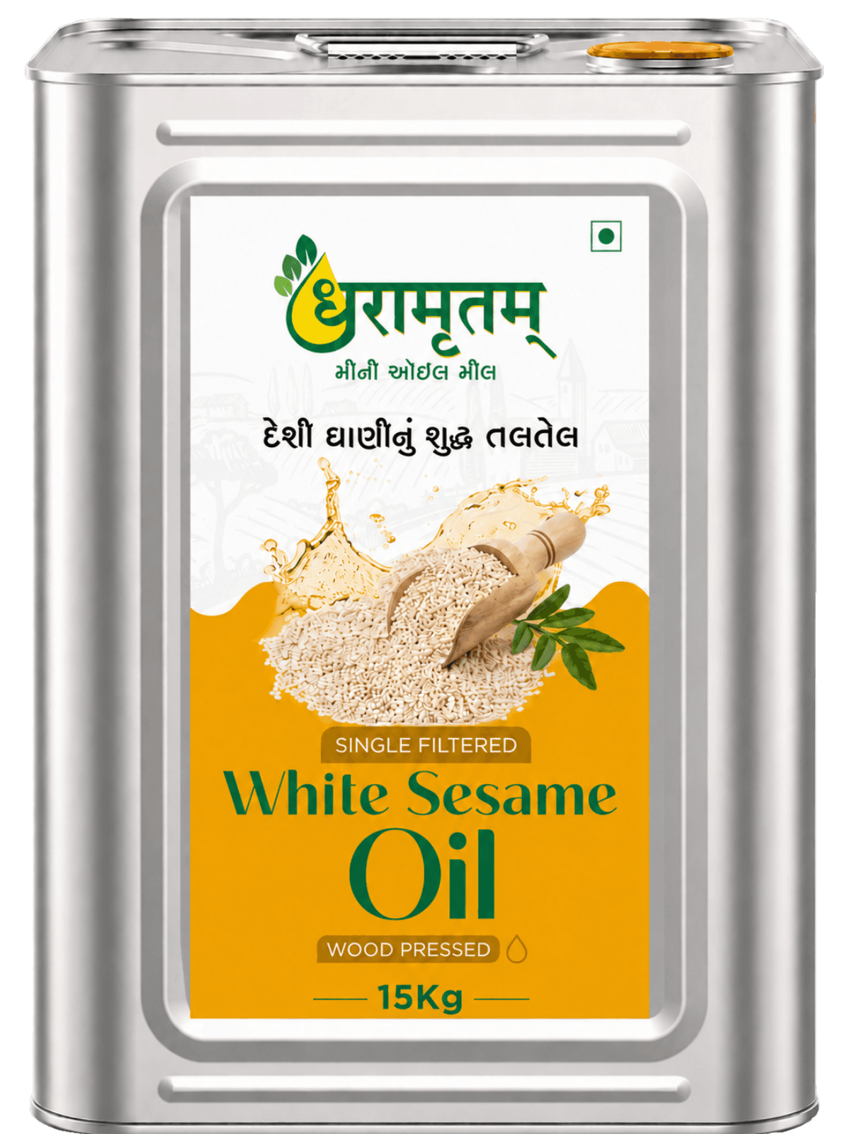 White Sesame Oil (Wood-Pressed)