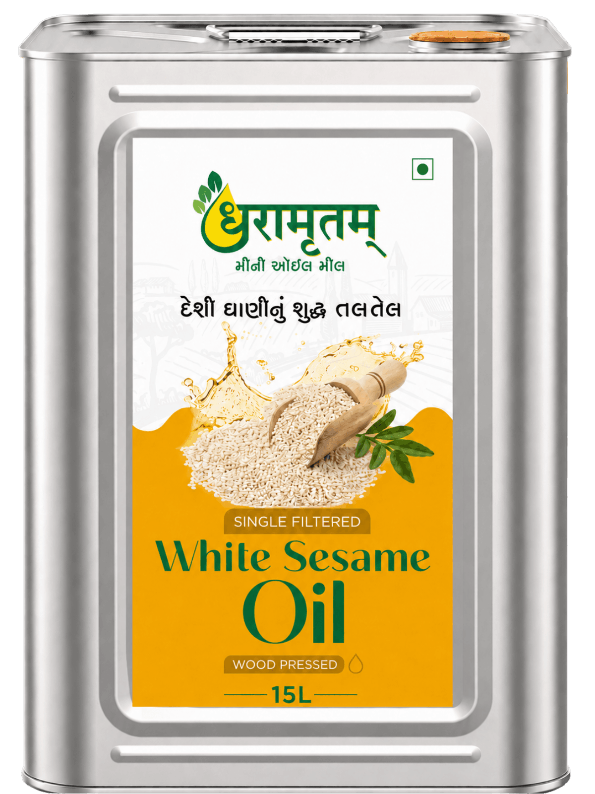 White Sesame Oil (Wood-Pressed)
