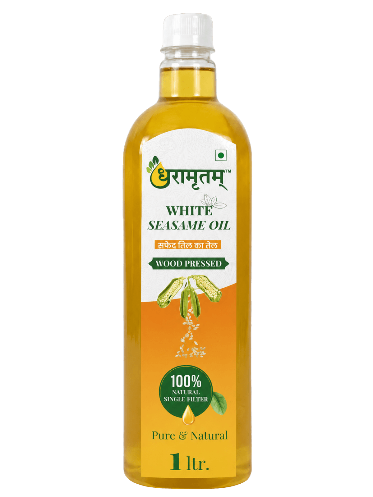 White Sesame Oil (Wood-Pressed)